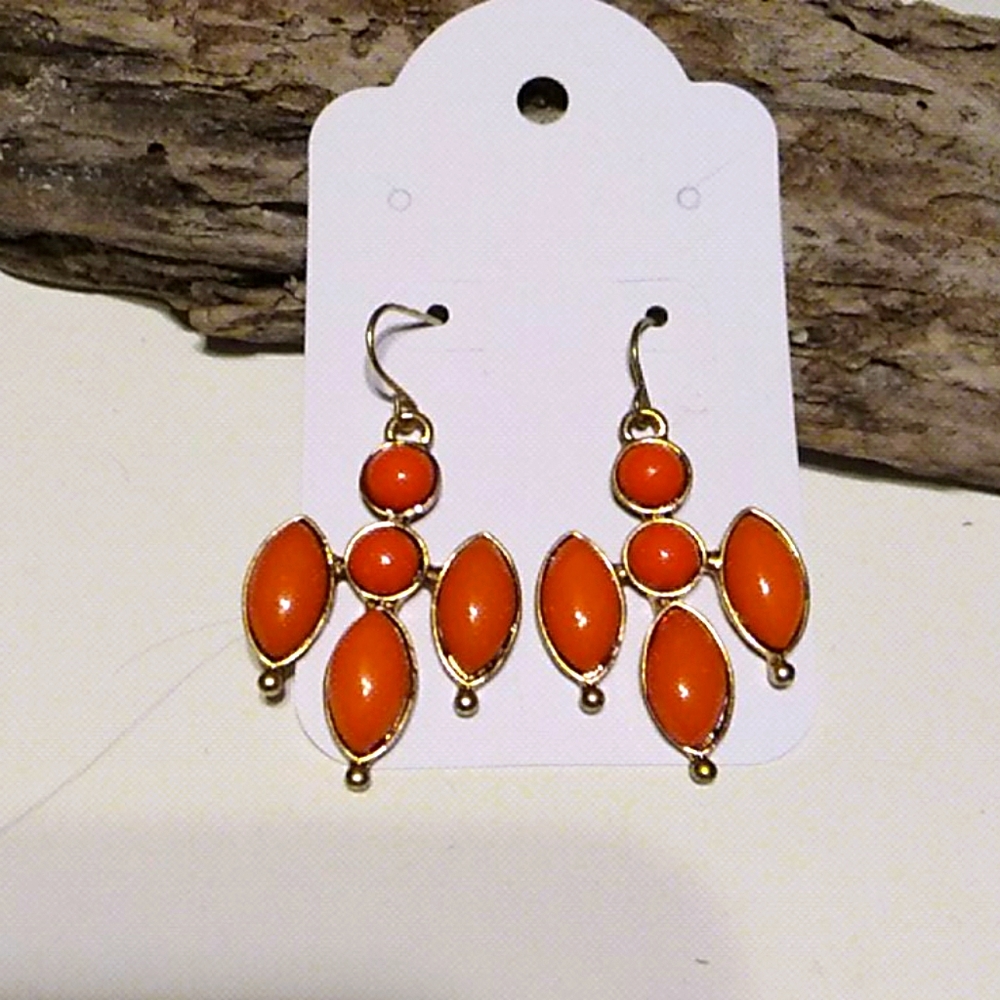 Nwt Orange pierced Earrings
